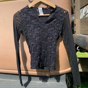 Y2K lace longsleeve